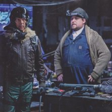 Spider-Man: Homecoming - Michael Keaton e Michael Chernus in una scena