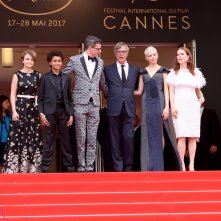 Cannes 2017: uno scatto di Millicent Simmonds, Jaden Michael sul red carpet di Wonderstruck