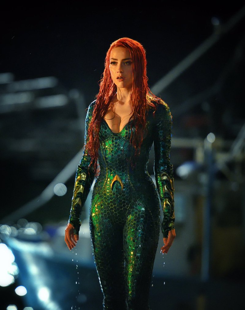 Aquaman: una foto di Amber Heard nei panni di Mera
