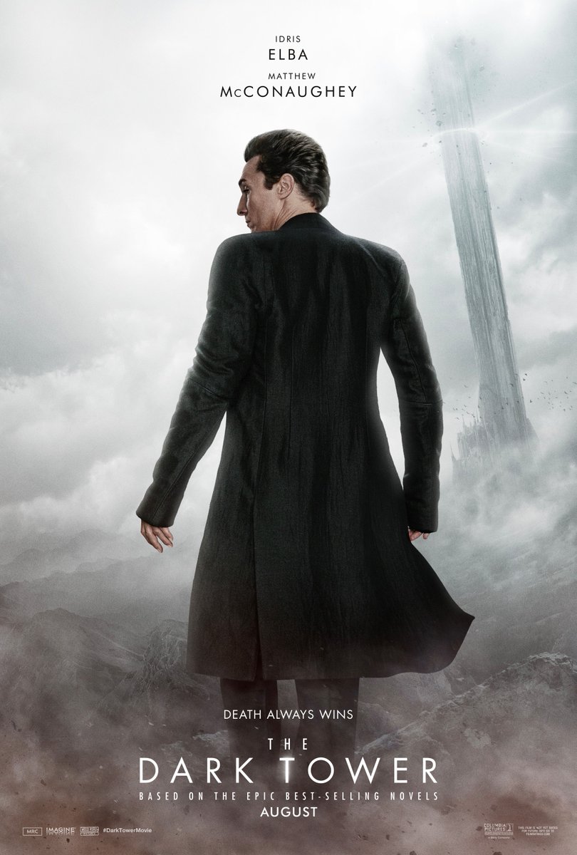 The Dark Tower: il poster del film con Matthew McConaughey