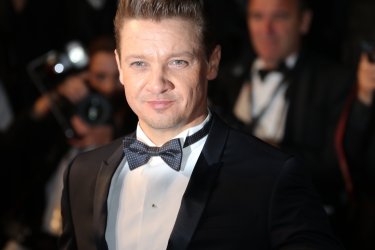 Cannes 2017: a close-up of Jeremy Renner on the red carpet for Wind River