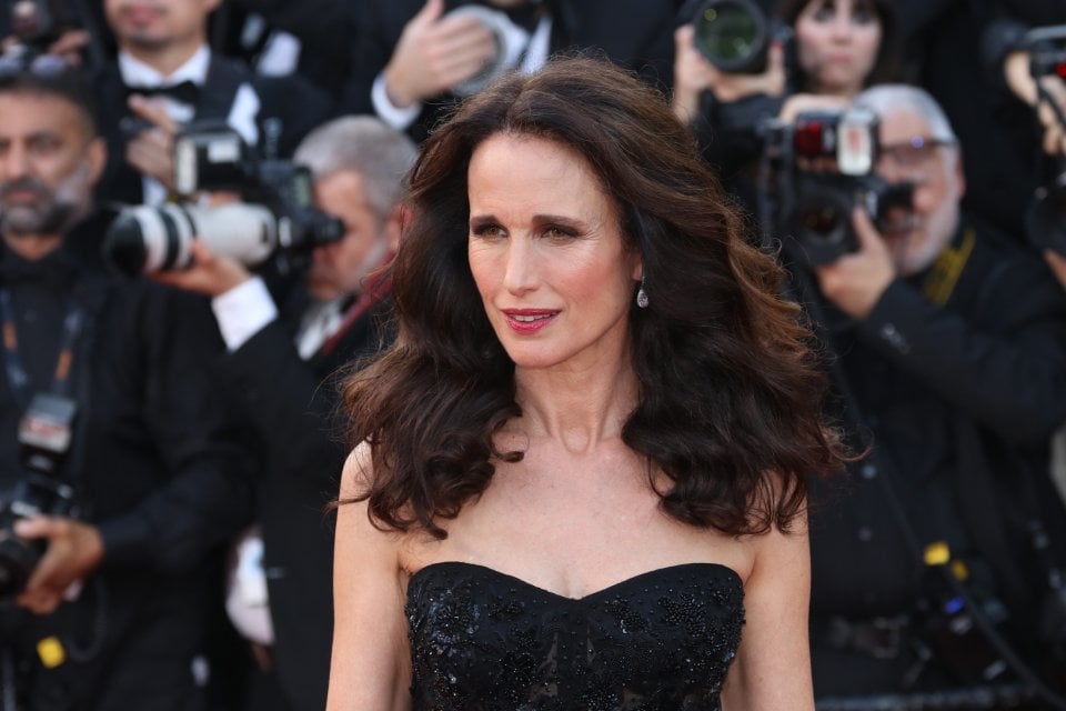 Cannes 2017: uno scatto di Andie MacDowell sul red carpet di The Killing of a Sacred Deer