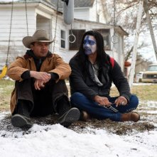 Jeremy Renner in Wind River - una scena del film