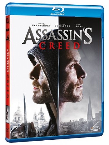 La cover del blu-ray di Assassin's Creed