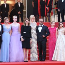 Cannes 2017: uno scatto del cast sul red carpet de L'inganno