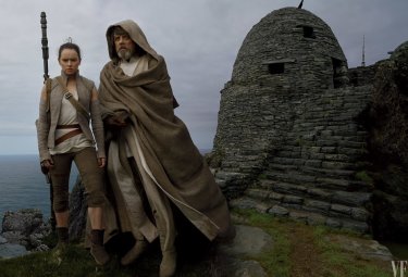 Star Wars: Gli ultimi Jedi - Daisy Ridley e Mark Hamill in una foto di Vanity Fair