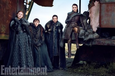Il trono di spade: la famiglia Stark finalmente riunita