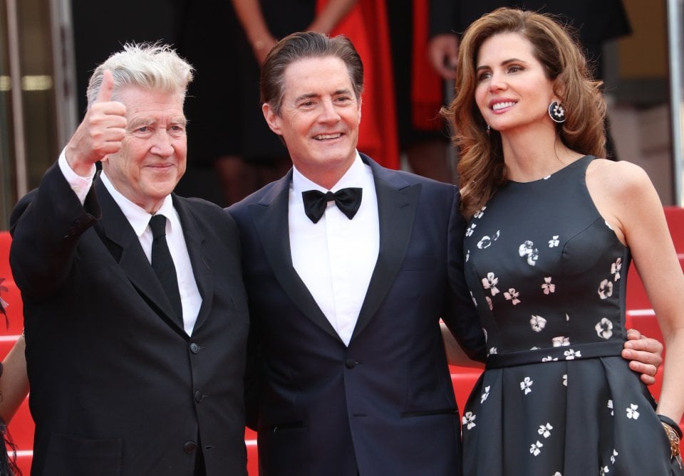 Cannes 2017: David Lynch e Kyle MacLachlan sorridenti sul red carpet di Twin Peaks