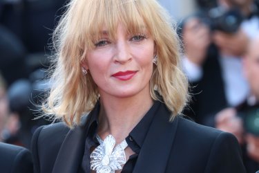 Cannes 2017: Uma Thurman sul red carpet di Based on a True Story