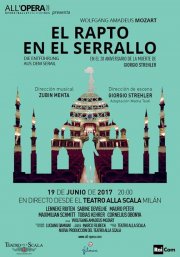 Locandina di Teatro alla Scala di Milano: Die Entführung Aus Dem Serail