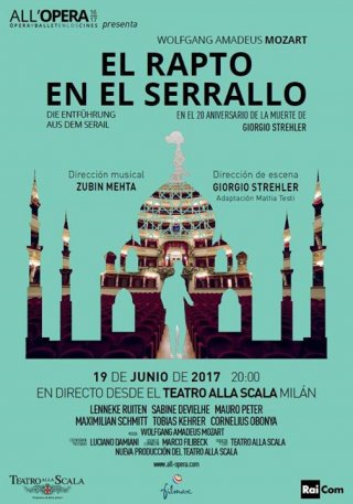 Locandina di Teatro alla Scala di Milano: Die Entführung Aus Dem Serail