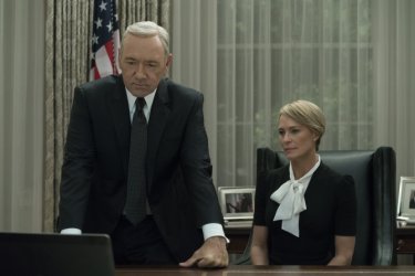 House of Cards: Kevin Space insieme a Robin Wright