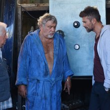 Il crimine non va in pensione: Gianfranco D'Angelo, Maurizio Mattioli e Fabio Fulco in una scena del film