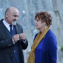 Il crimine non va in pensione: Ivano Marescotti e Stefania Sandrelli in una scena del film