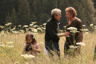 Parliamo delle mie donne: Johnny Hallyday e il regista Claude Lelouch sul set del film