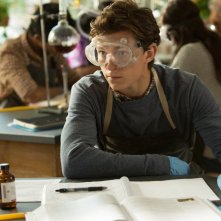 Spider-Man: Homecoming, Tom Holland in un momento del film