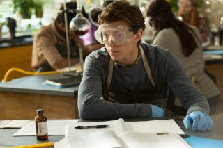 Spider-Man: Homecoming, Tom Holland in un momento del film