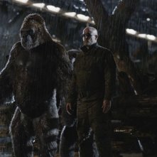 The War - Il pianeta delle scimmie: Woody Harrelson in un momento del film