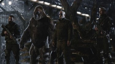 The War - Il pianeta delle scimmie: Woody Harrelson in un momento del film