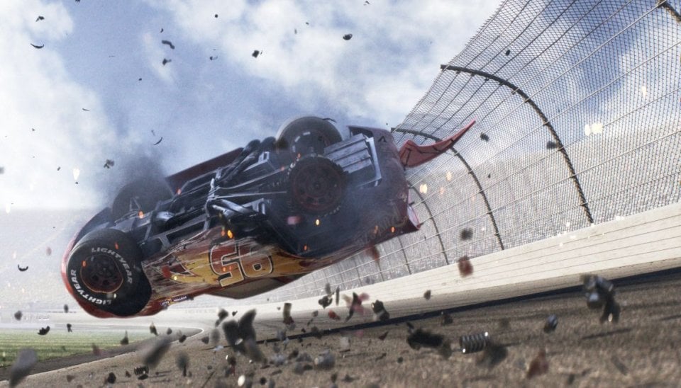 Cars 3: una scena del film animato