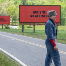 Tre manifesti a Ebbing, Missouri: Frances MacDormand in una scena del film