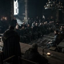 583909 Kit Harington As Jon Snow Addressing The Room In A Still From Season 7 Of Game Of Thrones