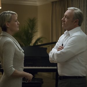 House of Cards 5: Kevin Spacey e Robin Wright in un'immagine della serie tv