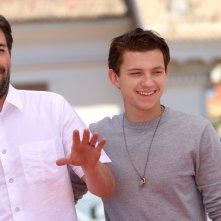 Spider-Man: Homecoming: Tom Holland e Jon Watts al photocall