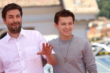 Spider-Man: Homecoming: Tom Holland e Jon Watts al photocall