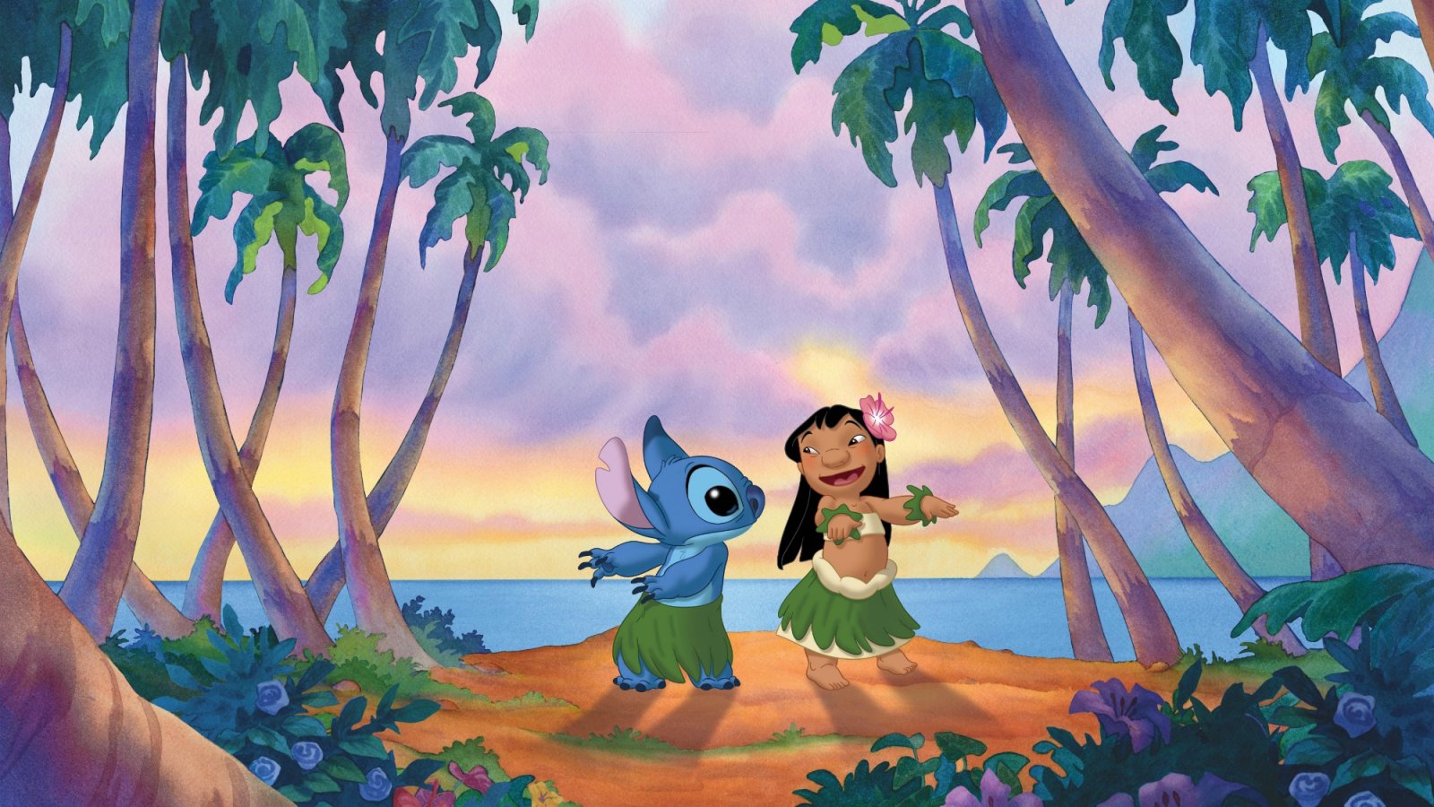 Una scena dell'originale Lilo & Stitch