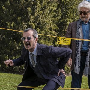 Il Premio: Rocco Papaleo e Gigi Proietti sul set del film