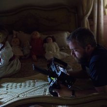 Annabelle 2: Creation, il regista David F. Sandberg sul set del film