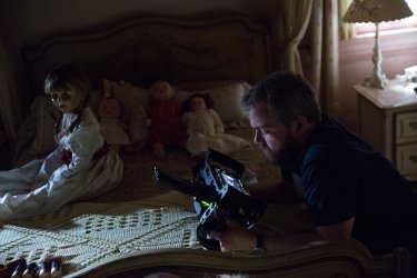 Annabelle 2: Creation, il regista David F. Sandberg sul set del film