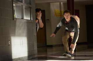 Spider-Man: Homecoming, Tom Holland e Jacob Batalon in un momento del film