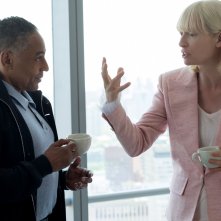 Okja: Giancarlo Esposito e Tilda Swinton sul set