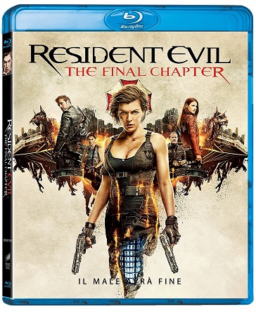 La cover del blu-ray di Resident Evil - The Final Chapter