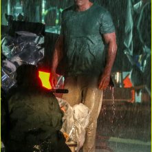 Deadpool 2: Ryan Reynolds in un'immagine scattata sul set