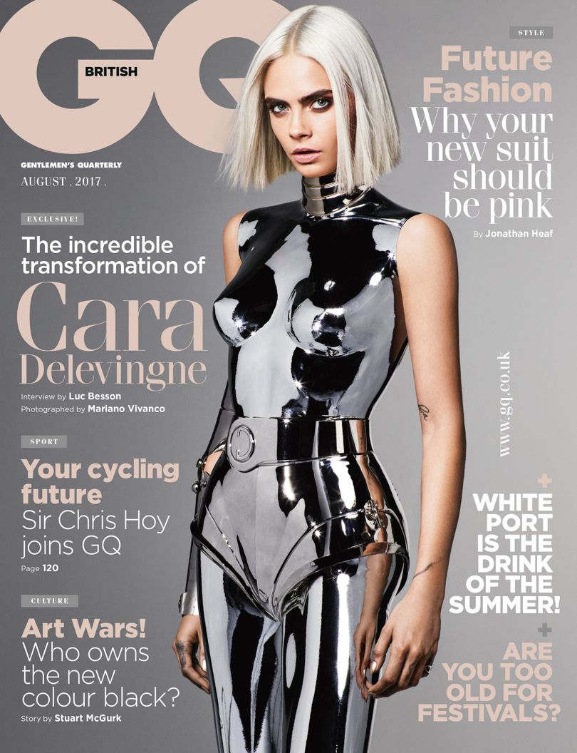 Cara Delevingne nella copertina di GQ