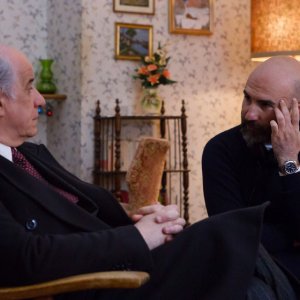 La ragazza nella nebbia: Toni Servillo e Donato Carrisi sul set del film