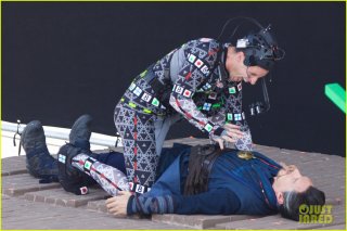 Avengers: Infinity War, Benedict Cumberbatch sul set del film