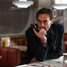 Baby Driver - Il genio della fuga: Jon Hamm in una scena del film