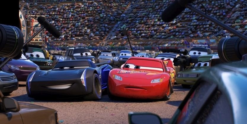 Cars 3: un'immagine tratta dal film animato