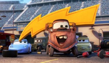 Cars 3: un momento del film d'animazione