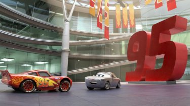 Cars 3: un momento del film animato