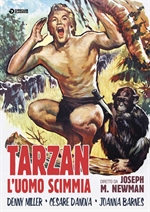 Locandina di Tarzan, l'uomo scimmia