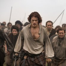 Outlander: Sam Hueghan in una foto della terza stagione