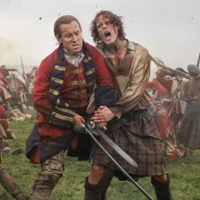 Outlander: una foto degli attori Sam Heughan e Tobias Menzies