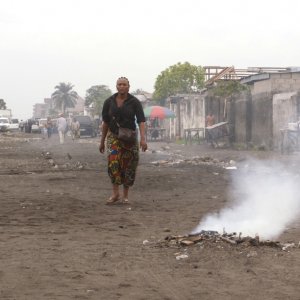 Félicité: Véro Tshanda Beya Mputu in una scena del film