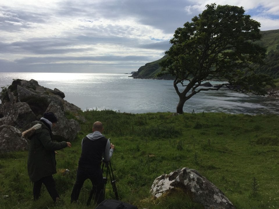 Riprese a Murlough Bay