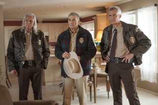 I segreti di Twin Peaks: Dana Ashbrook, Robert Forster e Michael Horse in una scena